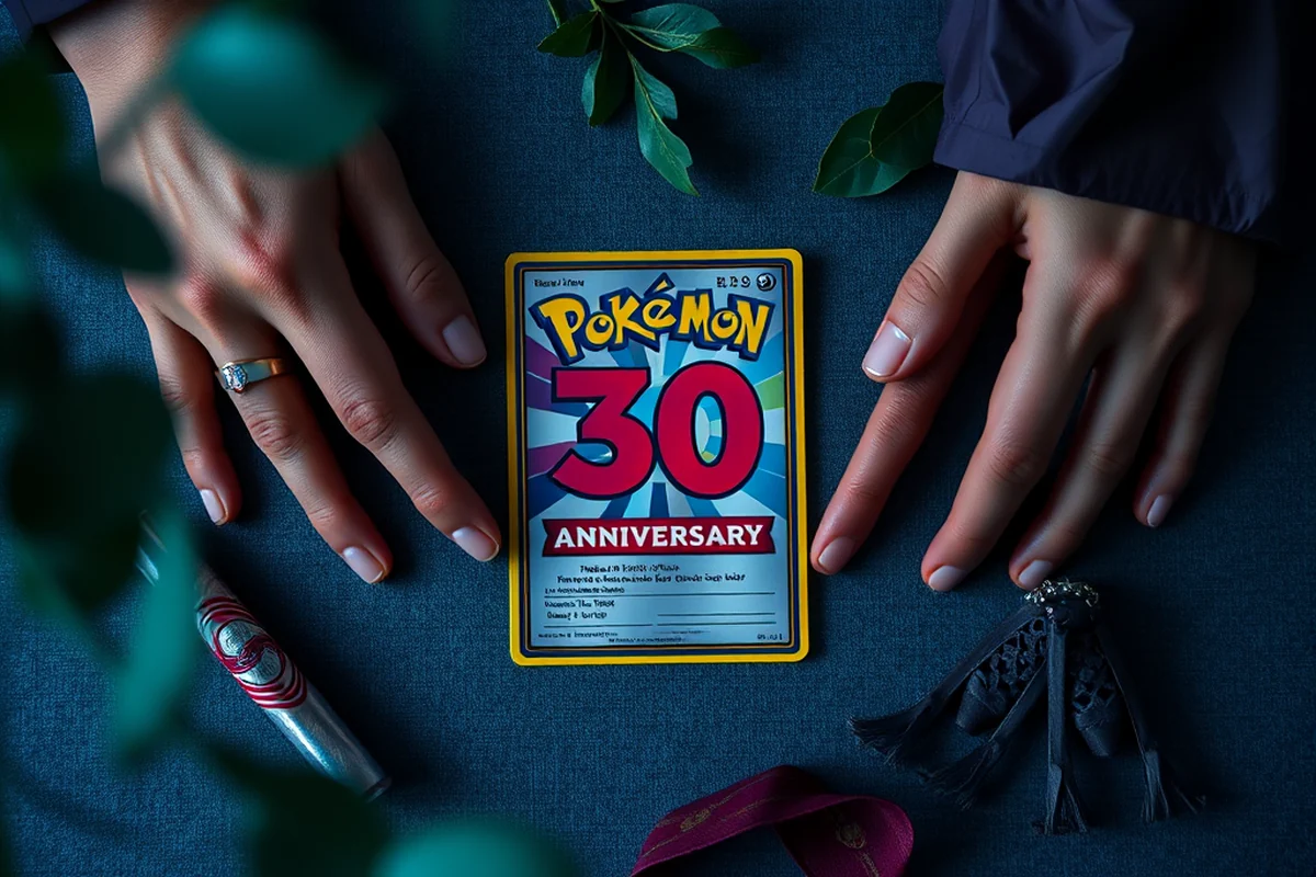 30th anniversary pokemon card — 30Th Anniversary Pokemon Card (the finished result)