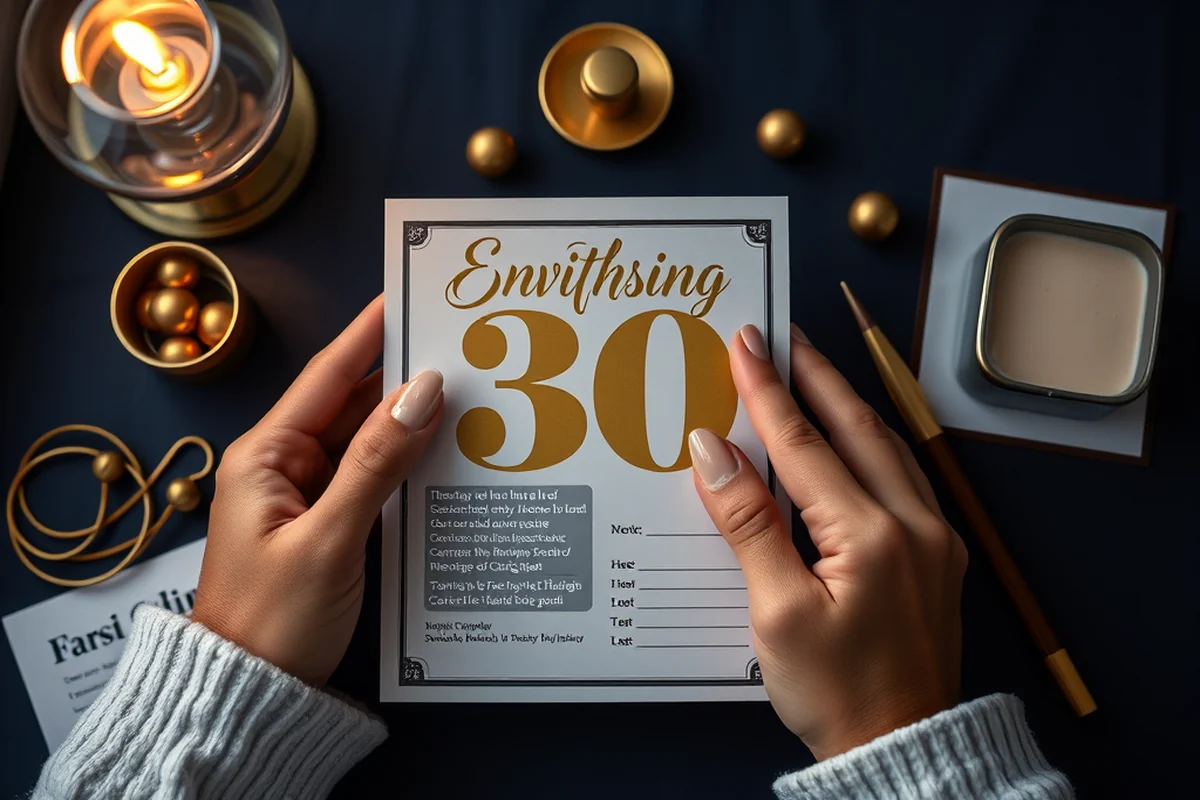 30th birthday parties checklists checklist — 30th Birthday Parties Checklists Checklist (the finished result)