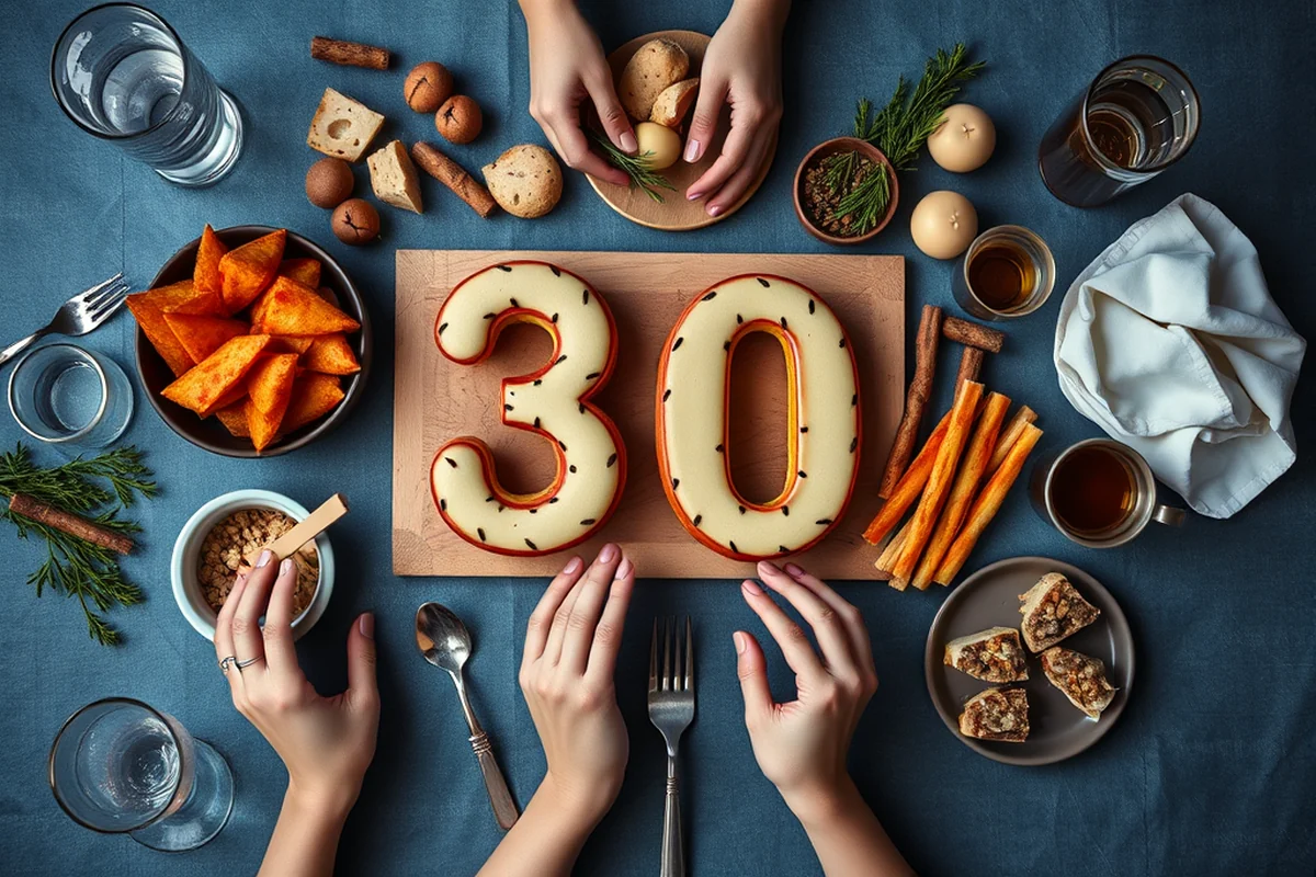 30th birthday parties food step by step — 30th Birthday Parties Food Step By Step (the finished result)