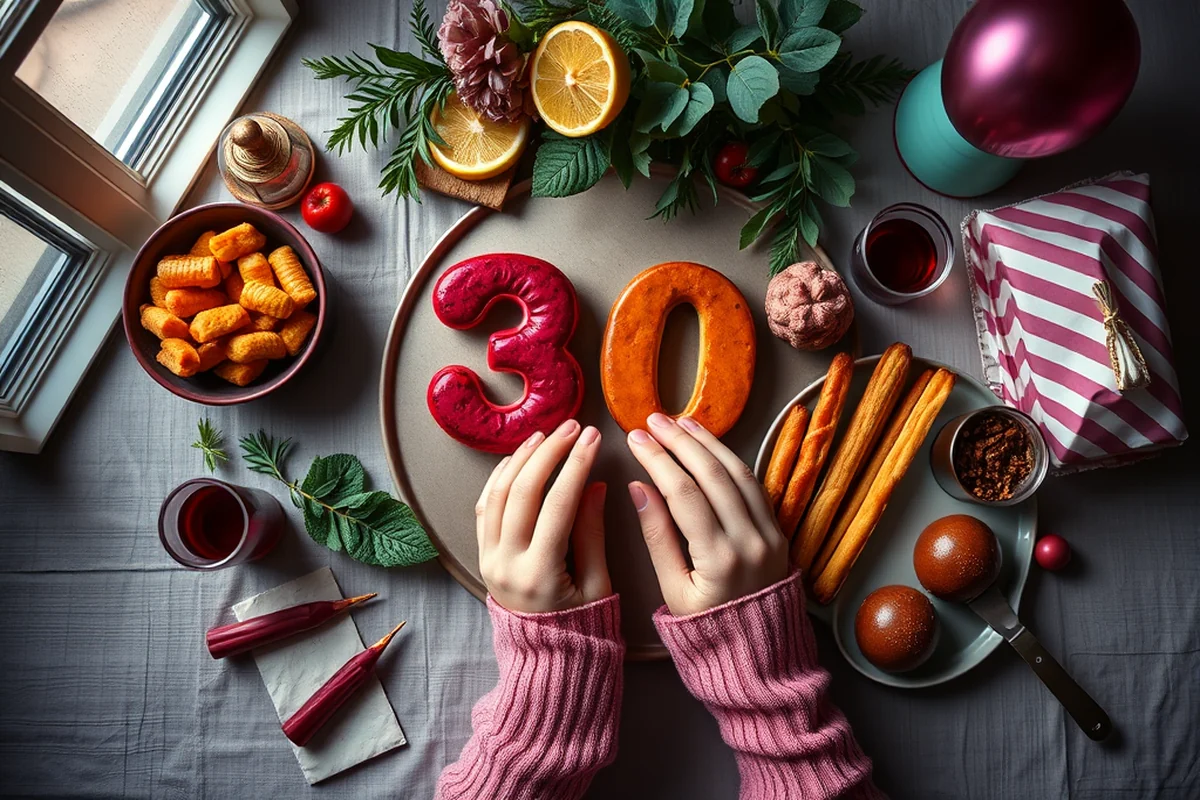 30th birthday parties food tips — 30th Birthday Parties Food Tips (the finished result)