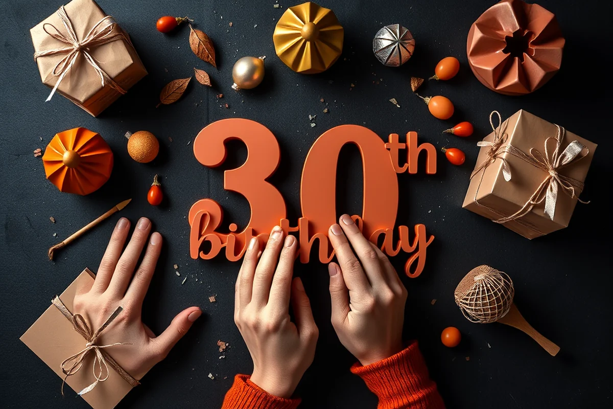 30th birthday parties invitations favors examples — 30th Birthday Parties Invitations Favors Examples (the finished result)