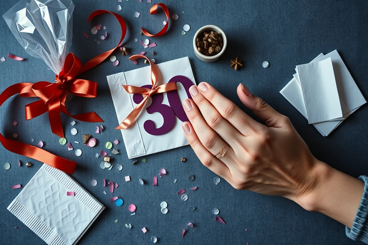 30th birthday parties invitations favors for beginners — 30th Birthday Parties Invitations Favors For Beginners (the finished result)