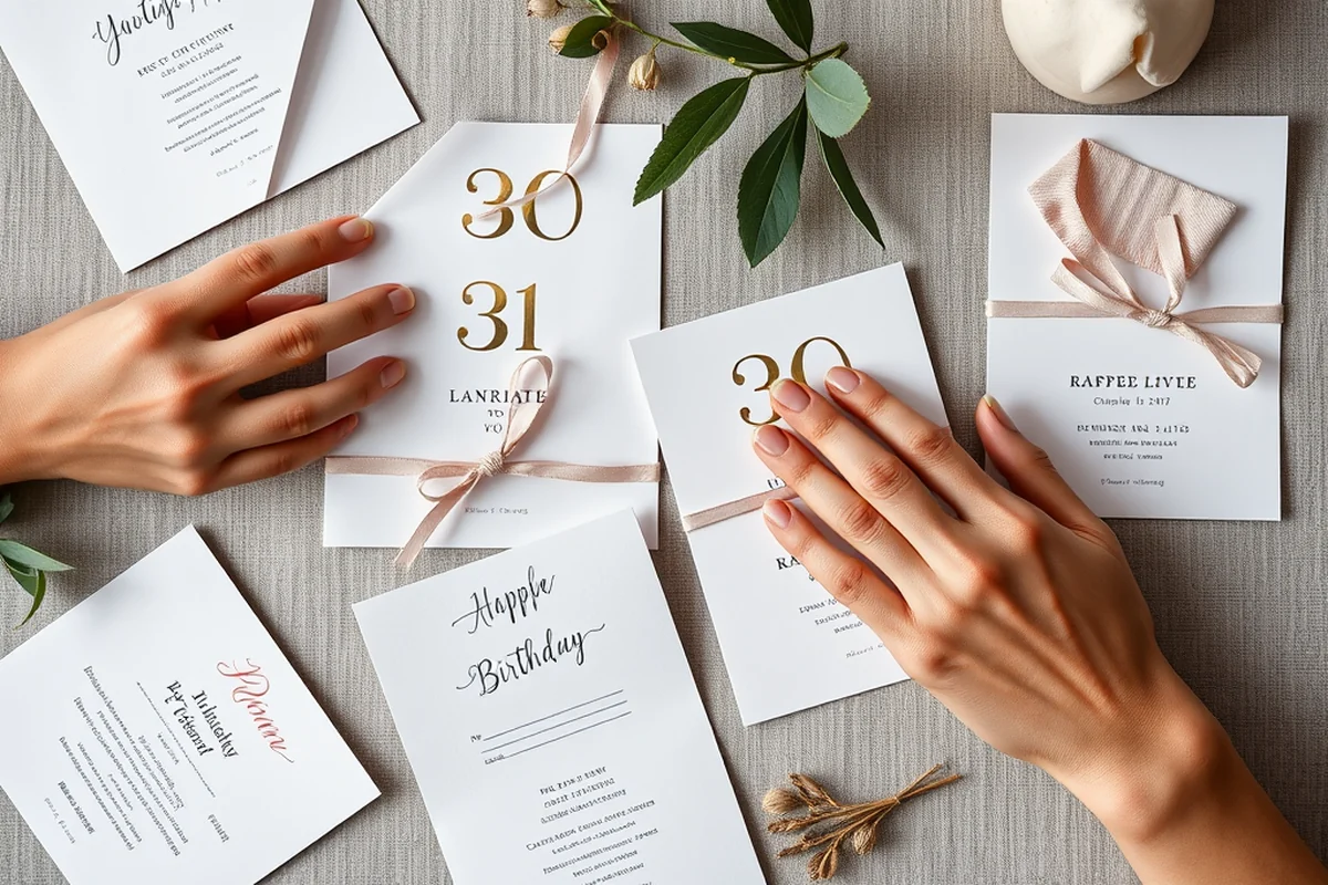 30th birthday parties invitations favors for small spaces — 30th Birthday Parties Invitations Favors For Small Spaces (the finished result)