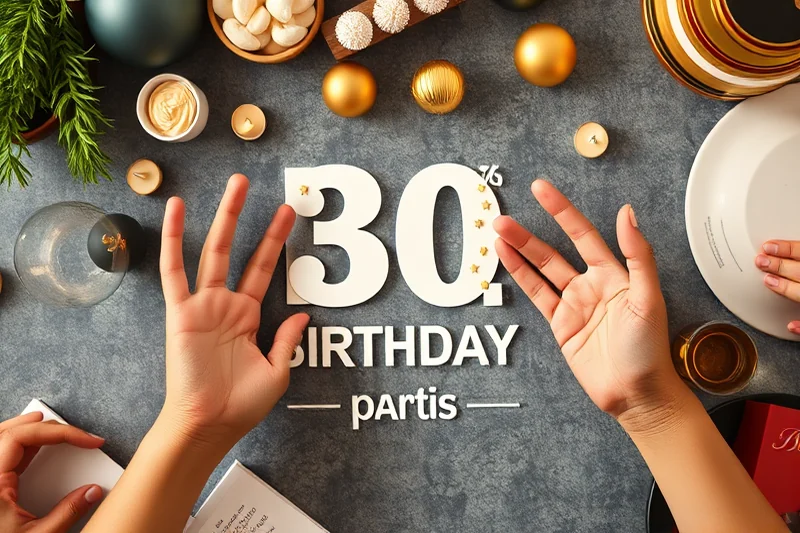30th birthday parties themes printable — 30th Birthday Parties Themes Printable (the finished result)