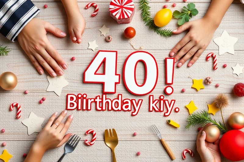 40th birthday parties tips for beginners — 40th Birthday Parties Tips For Beginners (the finished result)