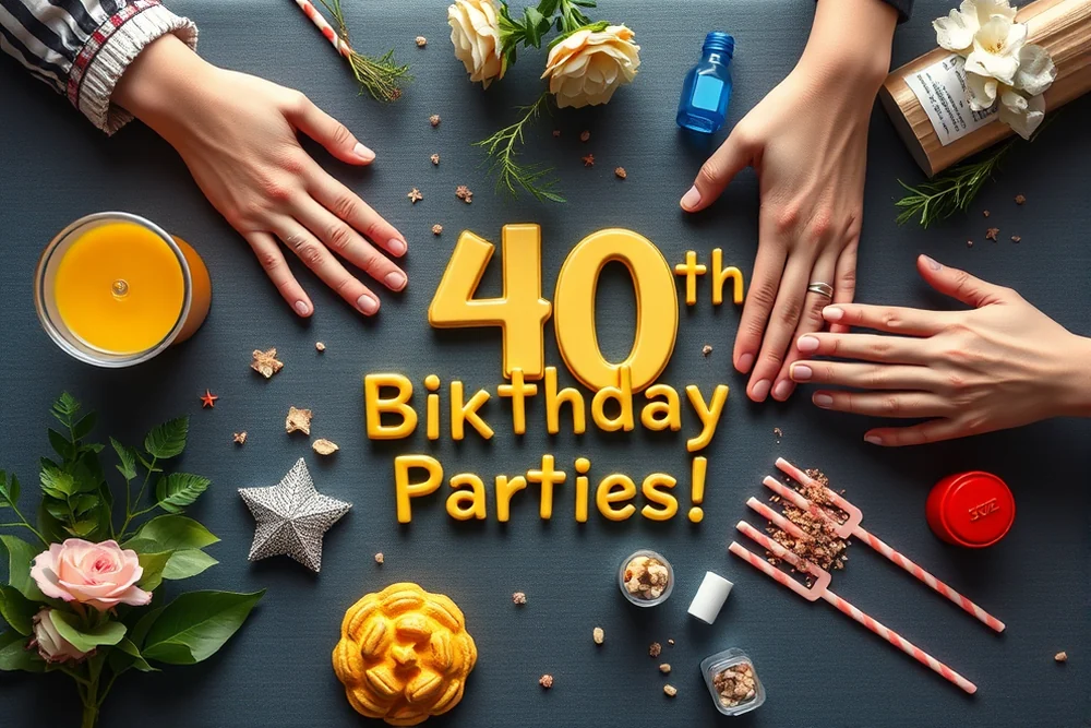 40th birthday parties under 30 minutes — 40th Birthday Parties Under 30 Minutes (the finished result)
