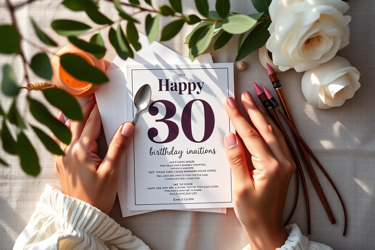 diy 30th birthday parties invitations favors — Diy 30th Birthday Parties Invitations Favors (the finished result)