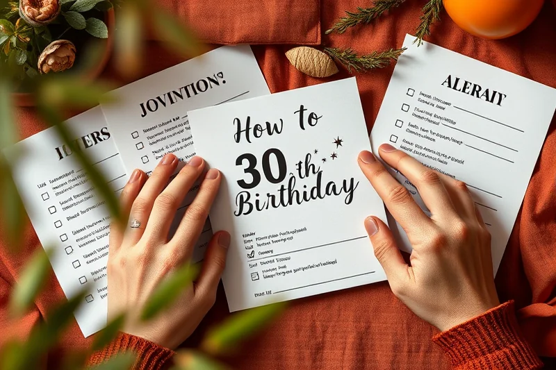 how to 30th birthday parties planning checklists timelines β How To 30th Birthday Parties Planning Checklists Timelines (the finished result)