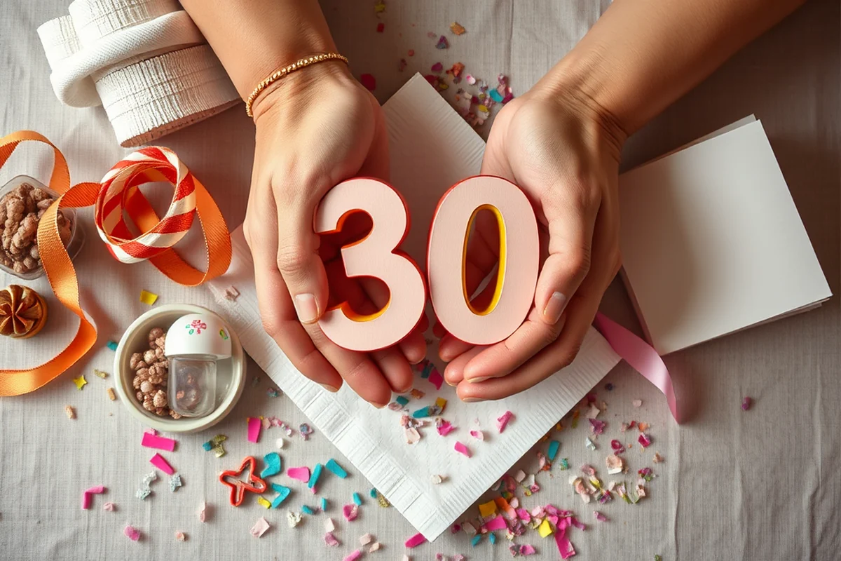 quick 30th birthday parties food — Quick 30th Birthday Parties Food (the finished result)