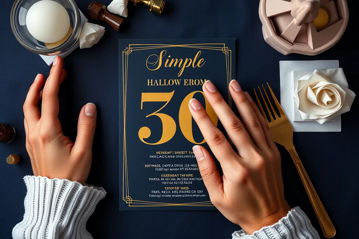 simple 30th birthday parties budget — Simple 30th Birthday Parties Budget (the finished result)