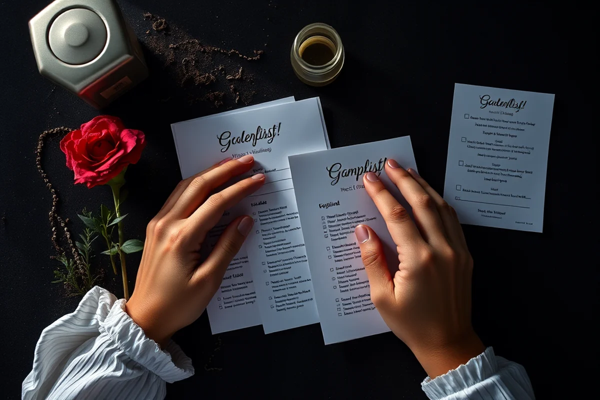 simple 30th birthday parties checklists — Simple 30th Birthday Parties Checklists (the finished result)
