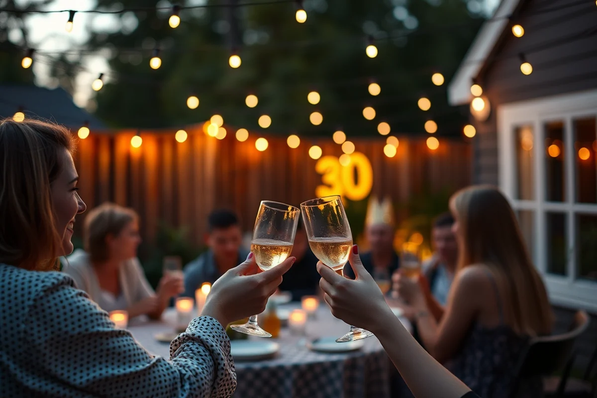 simple 30th birthday parties themes — Simple 30th Birthday Parties Themes