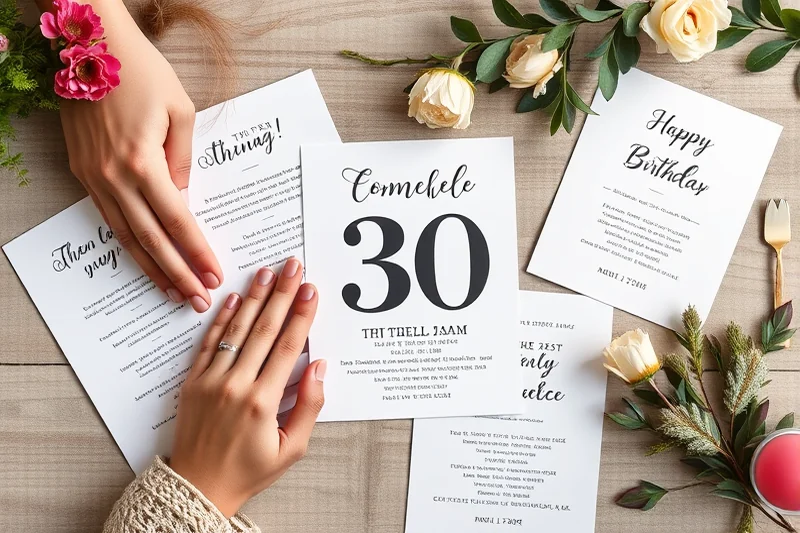simple 30th birthday parties themes — Simple 30th Birthday Parties Themes (the finished result)