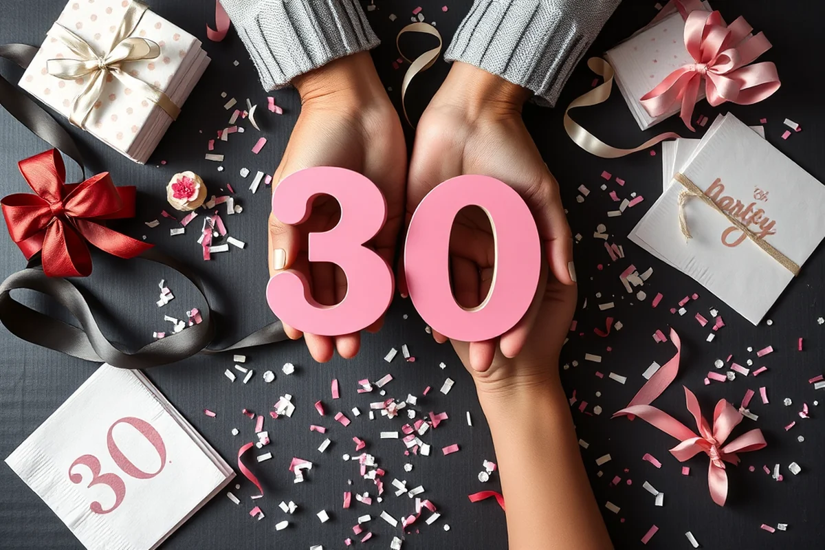 30th birthday parties budget for beginners — 30th Birthday Parties Budget For Beginners (the finished result)