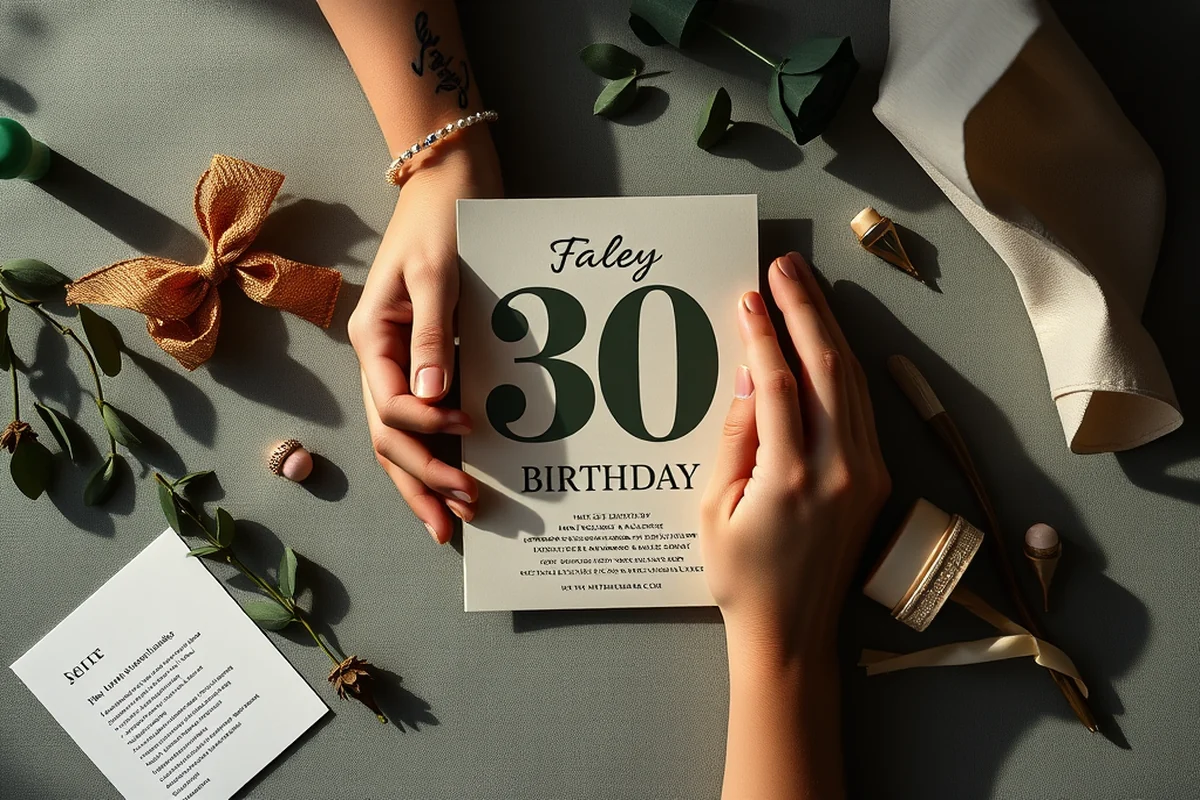 30th birthday parties invitations ideas — 30th Birthday Parties Invitations Ideas (the finished result)
