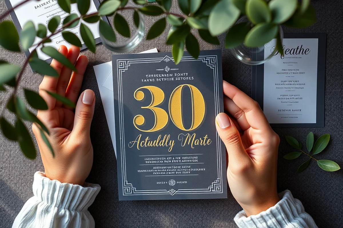 30th birthday parties invitations that actually work — 30th Birthday Parties Invitations That Actually Work (the finished result)