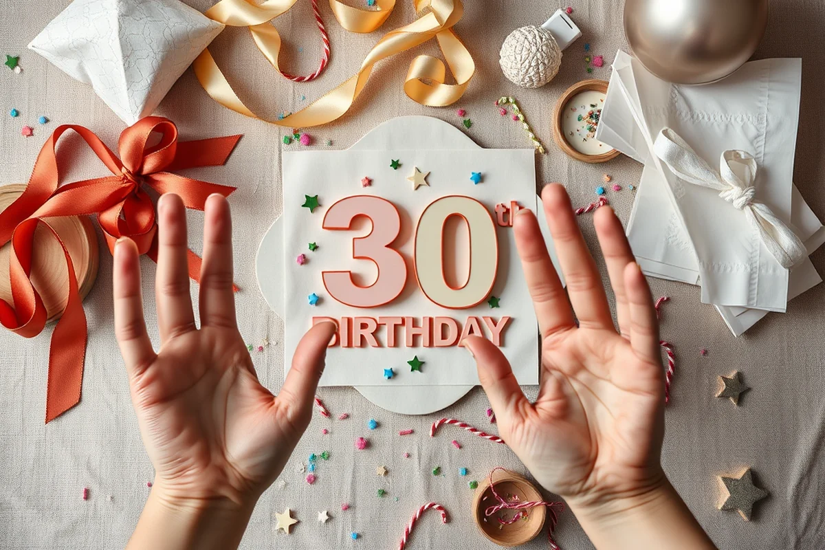 how to 30th birthday parties food — How To 30th Birthday Parties Food (the finished result)